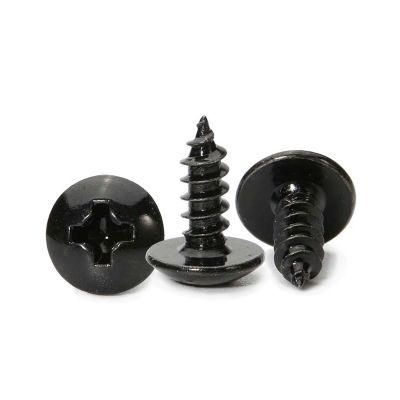 Steel Galvanized Truss Head Phillips Drive Self Tapping Black Screw
