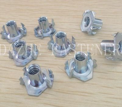 Carbon Steel Tee Nut Fastener Four Claw Nut