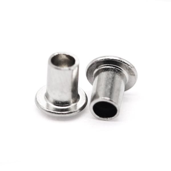OEM Custom Stainless Steel Round Head Semi-Tubular Semi-Hollow Rivets Aluminum Rivets