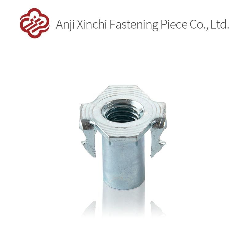 Furniture Fastener Round Head Nut Four Prong T Nuts Hardware Accessories