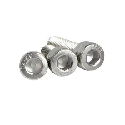 Stainless Steel 304 DIN912 Hexagon Socket Screw with Knurling