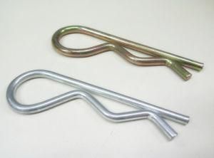 Zinc Plated Hair Lock Hitch Pin and R Hair Pin Cotter