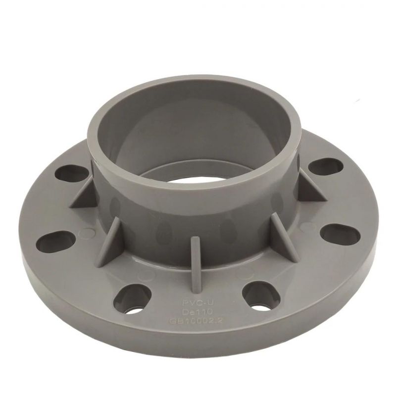 Factory Outlet High Quality PVC Pipe Fittings-Pn10 Standard Plastic Pipe Fitting Tee Ts Flange for Water Supply