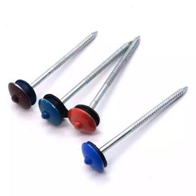 2&quot;*9g Color Paint Head Galvanized Umbrella Head Roofing Nails