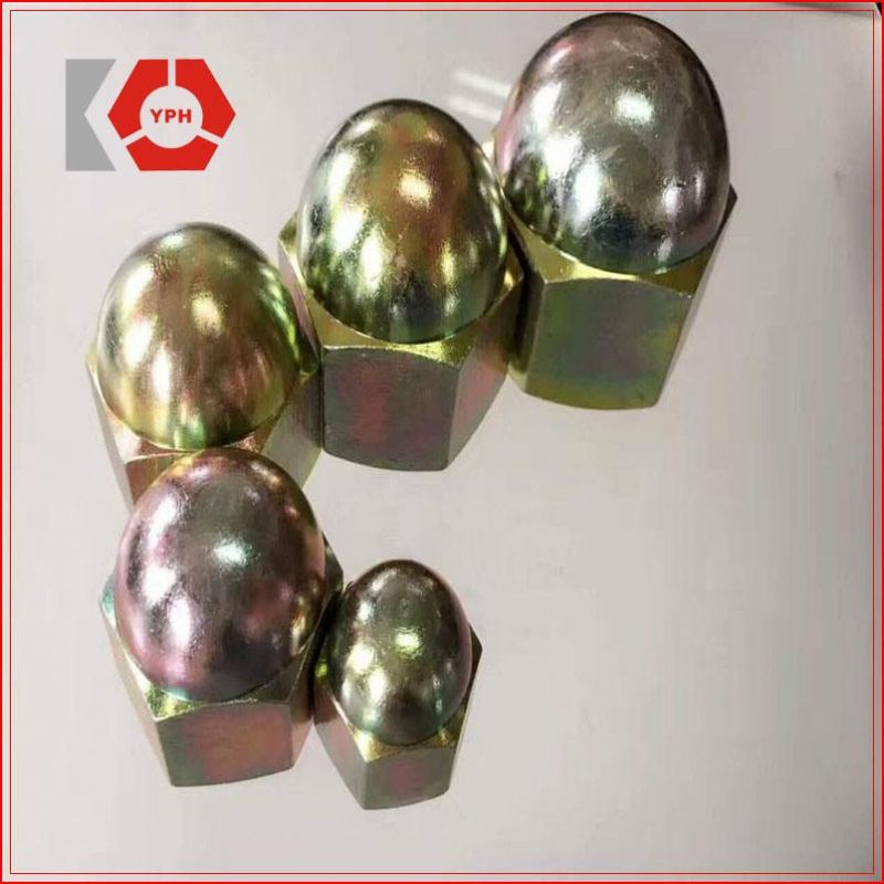 DIN1287 Hex Nuts Round Head with Black