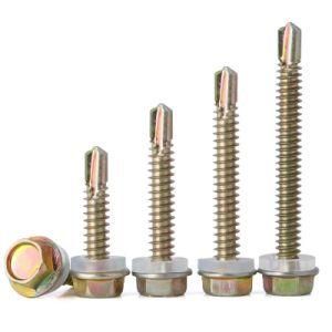 Custom Metal Roofing Fasteners Small Hex Head Self-Drilling Screw Self Tapping Screw