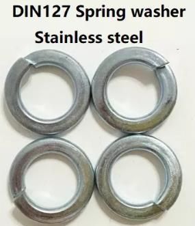 DIN127 Lock Spring Washer Yellow Blue Zinc Plated Black SS304 SS316