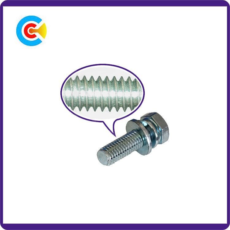 Carbon Steel Hex Head Screw Hex Screw Hex Head Screw