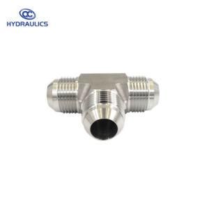 Jic 37 Degree Male Adaptors Stainless Steel Tee Connectors