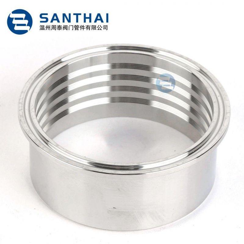 Food Grade Stainless Steel Sanitary 3A Fittings Long Weld Clamp Ferrules