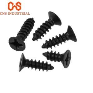 Phillips Countersunk Black Screws Steel Self Tapping Chipboard Screws