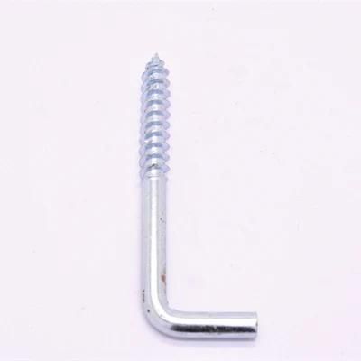 Carbon Steel Zinc Plated L Hook Screws Galvanized