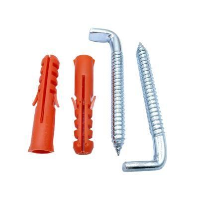 Square Hook Wood Anchor with Nylon Drive Anchor