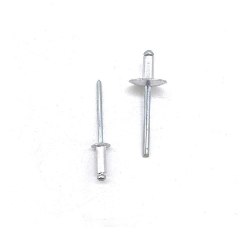 High Quality Factory Manufacture Blind Rivet Open End Dome Head and Flat Head /Countersunk Head Zinc Plated Pop Blind Rivet