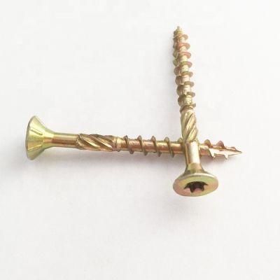 Countersunk Head Cross Recessed with Ribs Tail Cutting Chipboard Screw