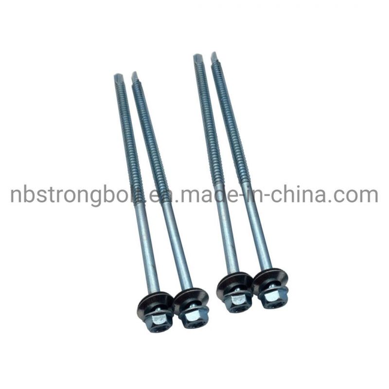 C1022 Steel Harden Self Drilling Screw Hex. Washer Head with Bonded Washer