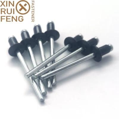 4X10mm Black Painted Dome Head Rivet Carbon Steel Blind Rivets Fasteners Hardware