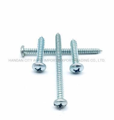 Carbon Steel White Zinc Screw Factory 6*35 Made in China