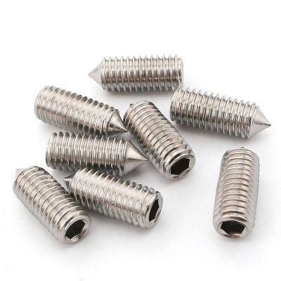 Inox A2 DIN913 Socket Set Screw with Flat Point