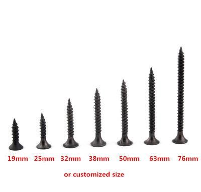 Drywall Screw, Tapping Screw, Black Screw, Fine Threaded, Coarse Threaded, Phillips Screw Small Box CTN Bag