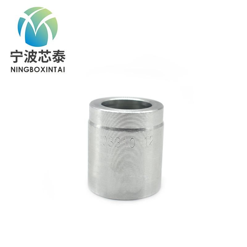Ferrule Sleeve for SAE 100 R2at/En 853 2sn No Skiving Hydraulic Crimp Hose Ferrules 03310 Hose Endings Price