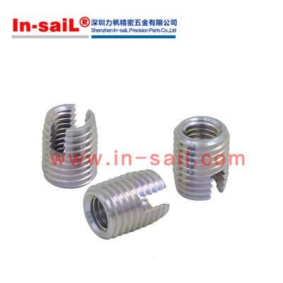 Ents3-6- Self-Tapping Inserts - Slotted with 303 Stainless Steel