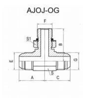 Hose Fitting Hydraulic Fitting (Jic, Bsp, NPT, Orfs) Jic Male 74° Cone or SAE Male O-Ring Branch Tee Adaptor