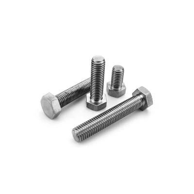 Hexagon Screw 201 Stainless Steel Hex Head Machine Thread Bolts M14 M16 M18 M20