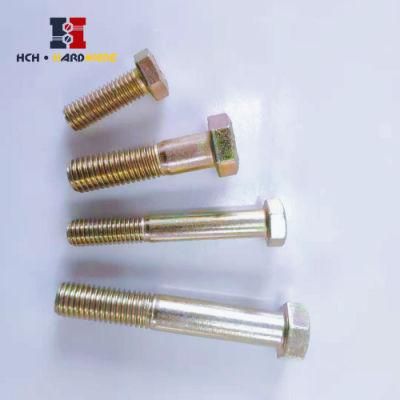 DIN931/DIN933 Stainless Steel Ss HDG Zinc Plated Hexagon Bolt