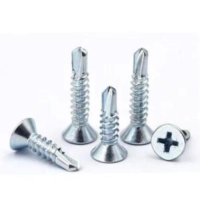 Cross to Deepen Head Drill Tapping Screw Electrol Galvanized