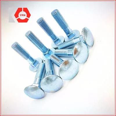 Round Head Square Neck Bolt DIN603 Bolt Short Zinc