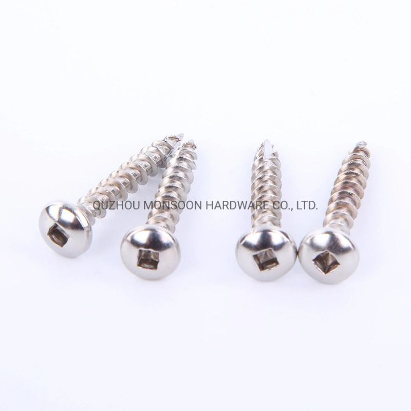 Stinaless Steel Pan Square Head Self Tapping Screw