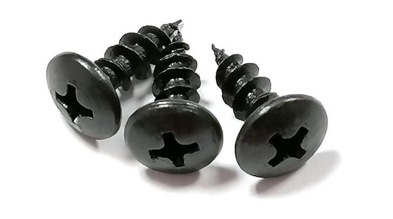 Truss Mushroom Head Phillips Cross Carbon Steel Balck Tapping Screw