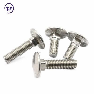 Extra Large Head Left Hand Thread JIS Standard Carriage Bolts