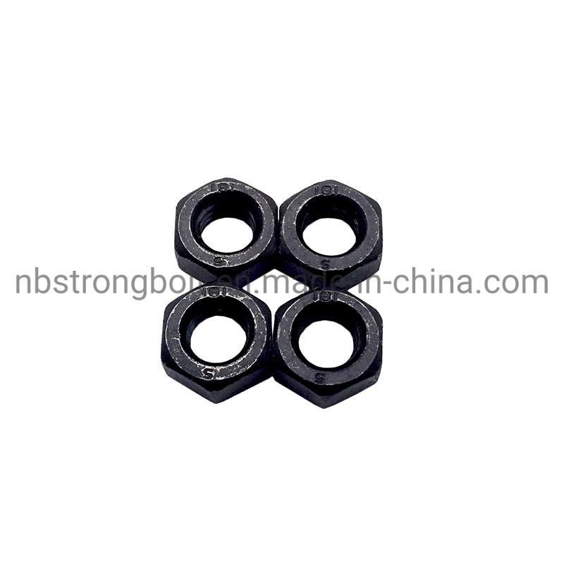 ASTM A194 Gr. 2h Heavy Hex Nut Black 7/8"-9