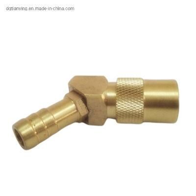 Brass Connector Quick Release Connect with No Valve