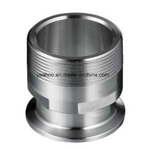 Sanitary Stainless Steel Clamp Male Adapter NPT 21MP
