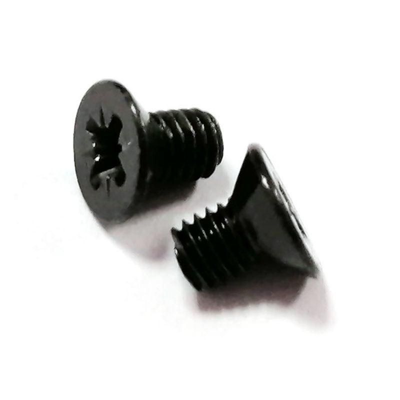 Black Zinc Plated M2 M3 M4 M5 M6 M8 Flat Countersunk Head Pozi Drive Machine Small Screws