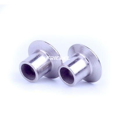 Fricwel Auto Parts Flat Head Steel Rivet Full Tubular with White Zinc Nickel Coated.