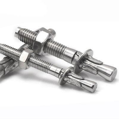 Ss201/SS304 /SS316 Stainless Steel Anchor Expansion Bolt Concrete Heavy Duty Wall Wedge Anchors