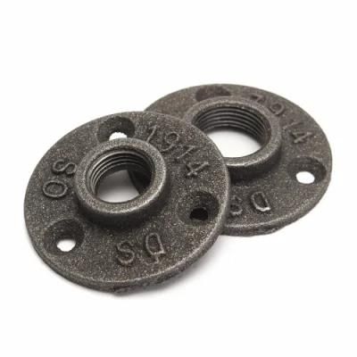 Floor Flange 1/2 Black Malleable Iron Flange Malleable Iron Floor Flange