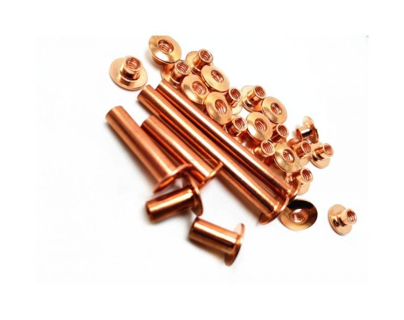 M3 M4 M5 Leather Belts Brass Binding Screws Chicago Screws