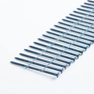 Screw Thread Clear Bending Resistance Coil Nail Supplier