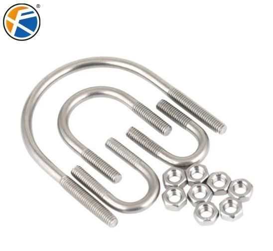 Made in China Fasteners U Bolt Bolt and Nut T Head Bolt Flange Bolt Anchor Bolt U-Bolt Lifting Eye Bolt Allen Bolt Stud Bolt with Hex Nuts and Flat Washer