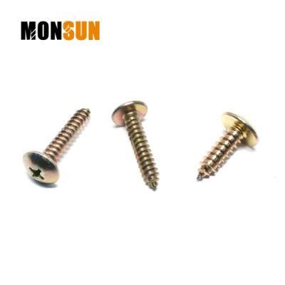 Zinc Plated Mushroom Head #2 Phillps Recess Self Tapping Screws
