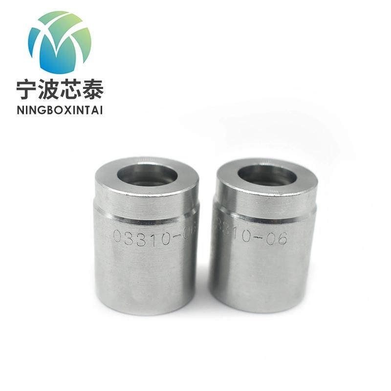 03310 Jb O-Ring Metric Male Flat Seat for Spiral Hose R1 R2 Hydraulic Hose Crimping Ferrules