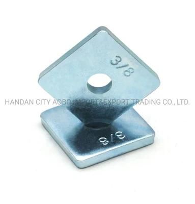Zinc Plated 3/8 Metal Square Plate Washers Factory OEM