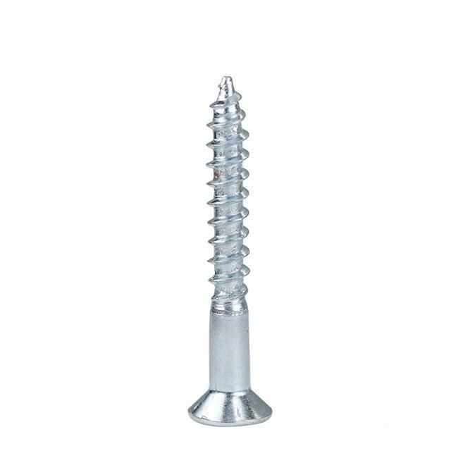 Bulk Packing Flat Phillips Head Zinc Plated Wood Screw