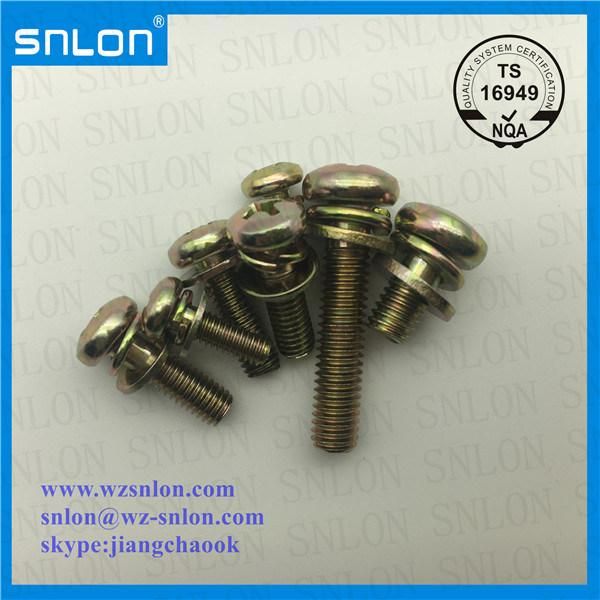 Socket Head Cap Screw Assembled Spring Washer Flat Washer