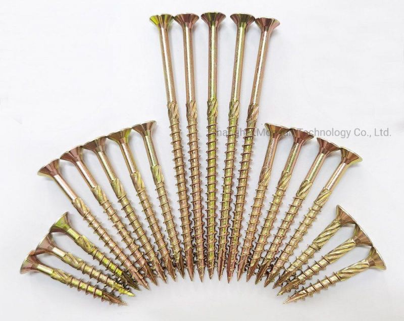 Saw Claw Thread Slash Point Flat Head with 6 Nibs Chipboard Screw